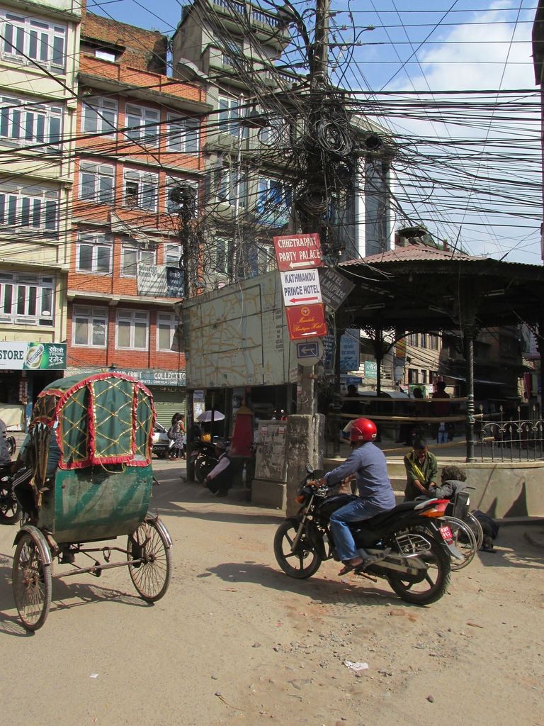 Les rues de Kathmandu