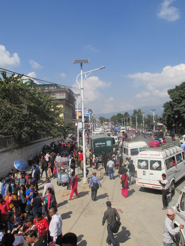La circulation à Kathmandu