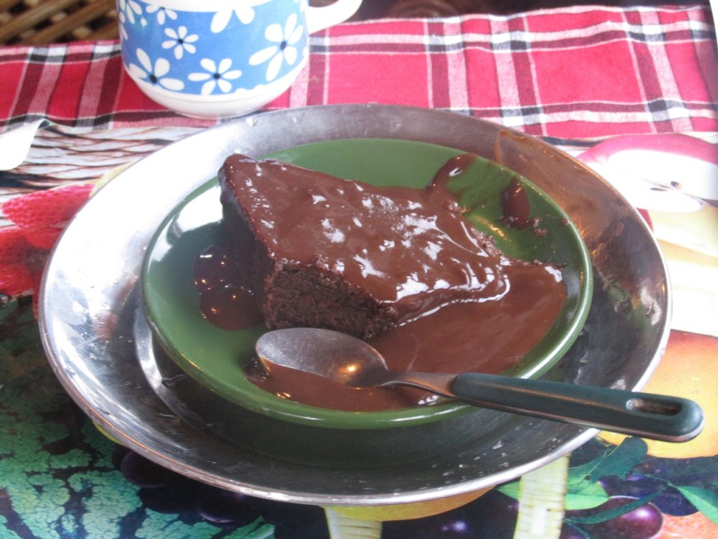 Le fameux gâteau au chocolat !