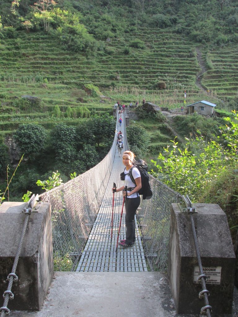 Long pont suspendu
