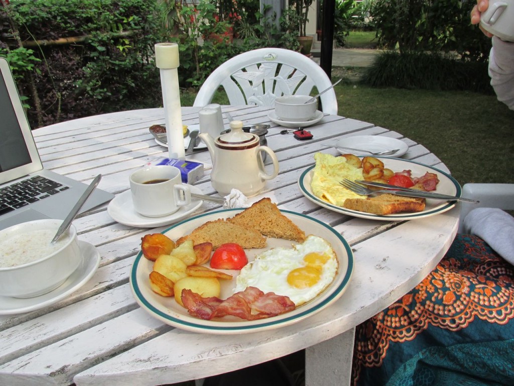 Petit-déjeuner copieux !