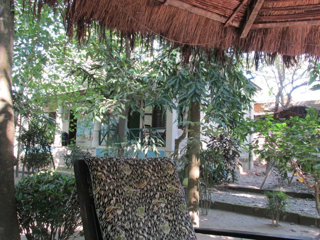 Le joli jardin du lodge