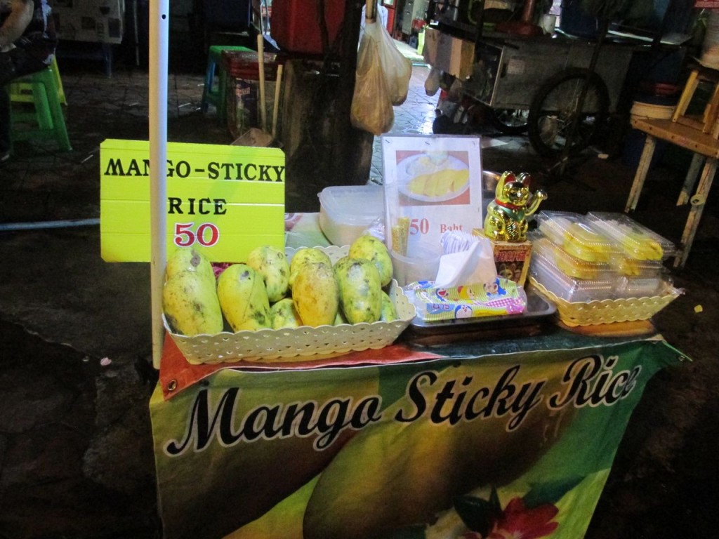 Vendeur de Mango Sticky Rice
