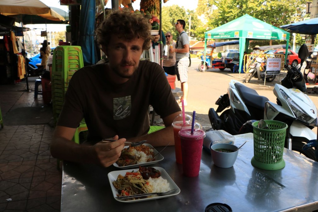 Petit repas un peu endormis !