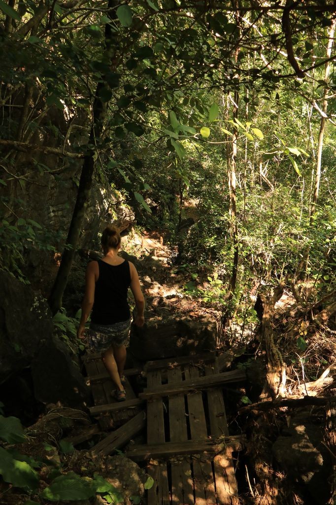 Le chemin est en mauvais état
