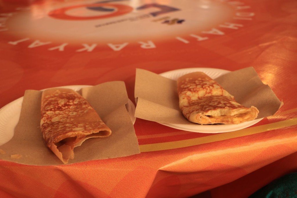 Genre de crêpe fourrée !