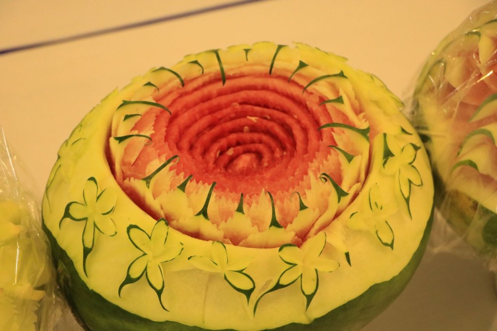 Pastèque scultée