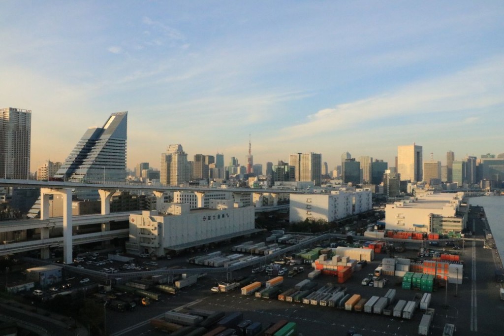 Vue sur les docks