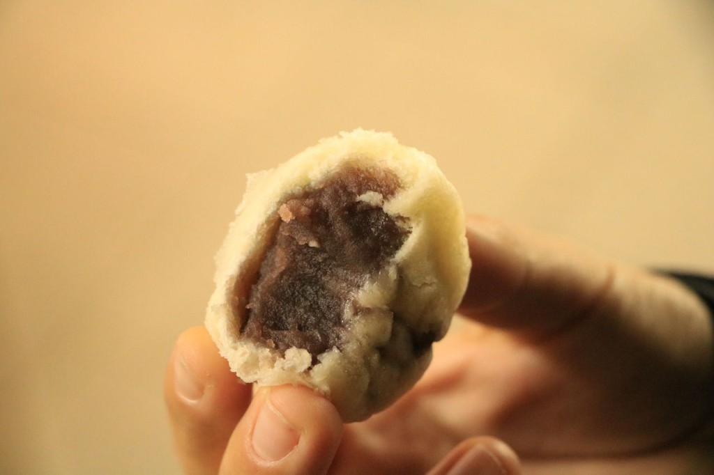 La fameuse pâte de haricot rouge au saké