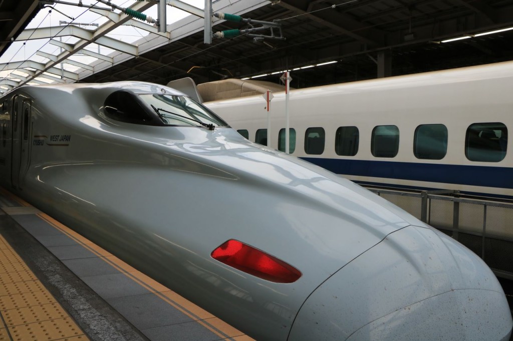 Le nez d'un shinkansen