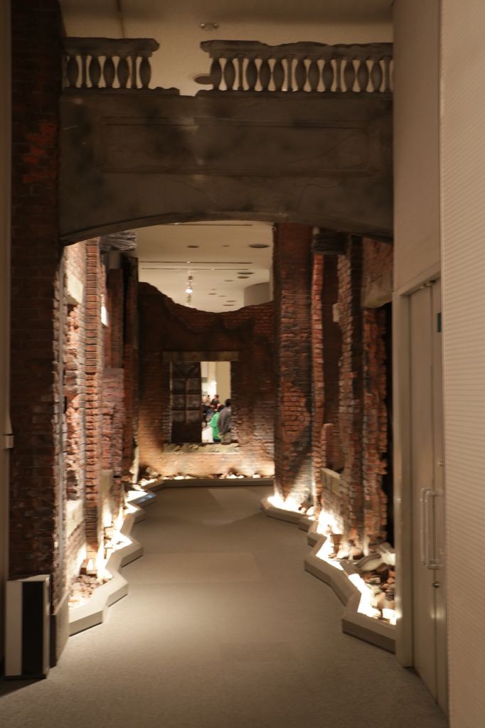 L'entrée du musée de la Paix