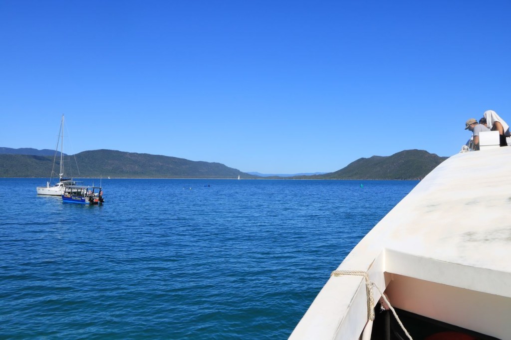 Vue depuis le pont du bateau