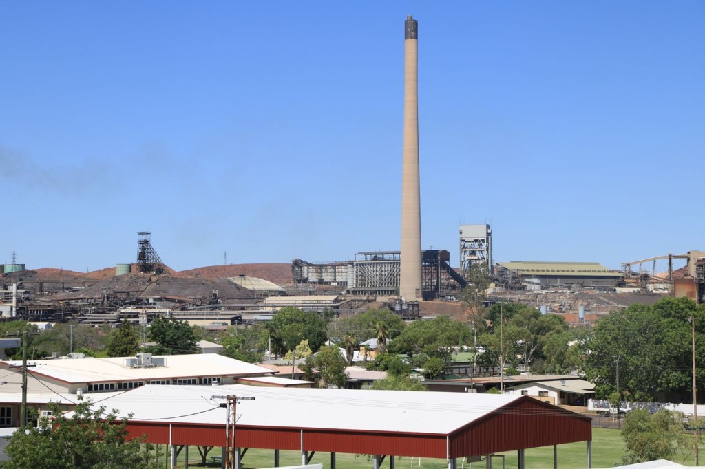 Vue sur la mine