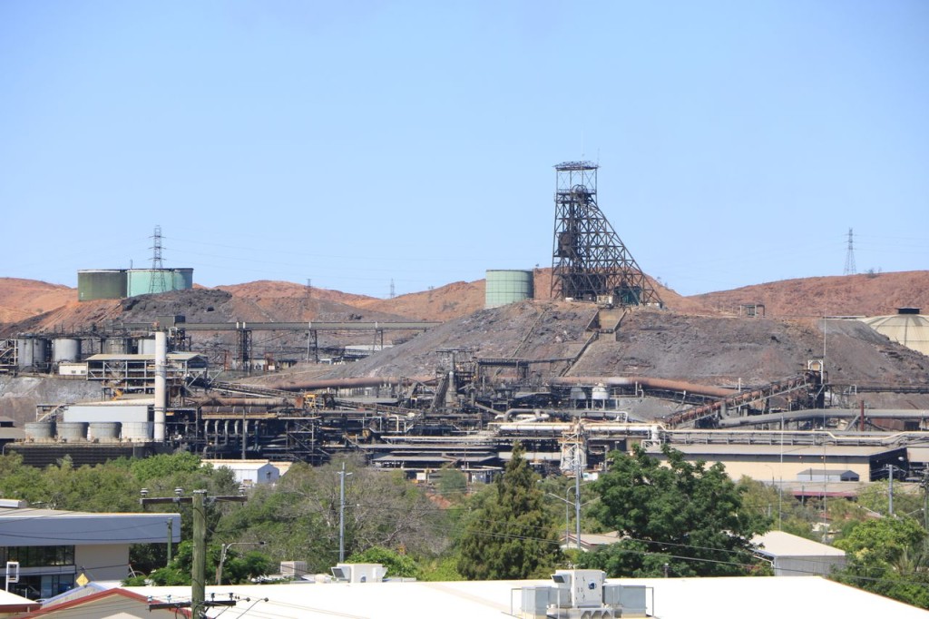 Vue sur la mine
