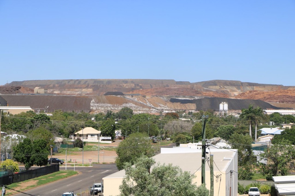 Vue sur la mine