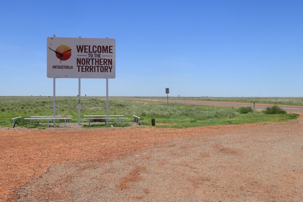 Entrée dans le Territoire du Nord