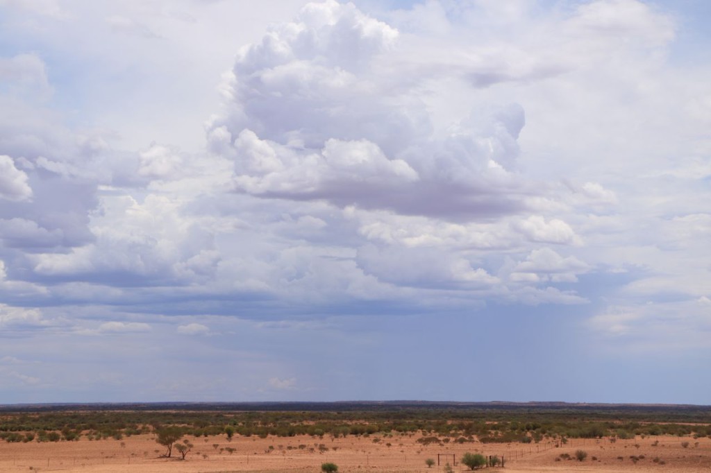 Une vue désertique