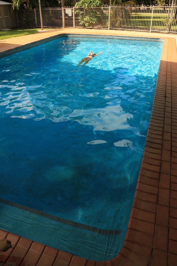 La piscine rien que pour nous !
