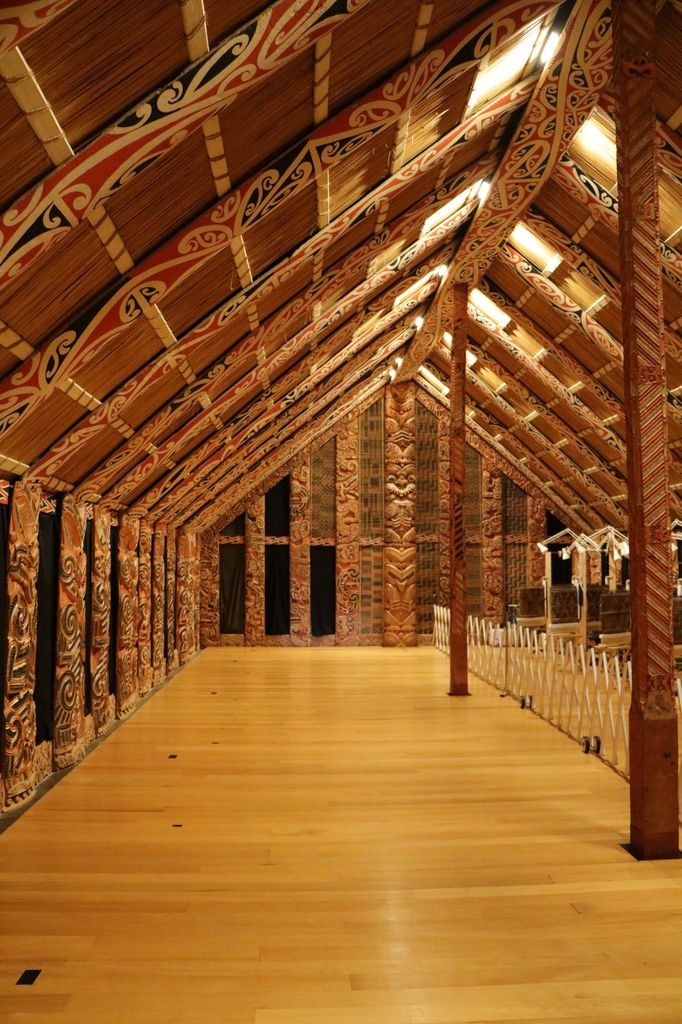 Maison traditionnelle Maori