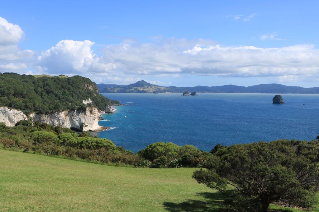 Départ pour Cathedral Cove