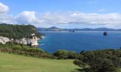 Départ pour Cathedral Cove