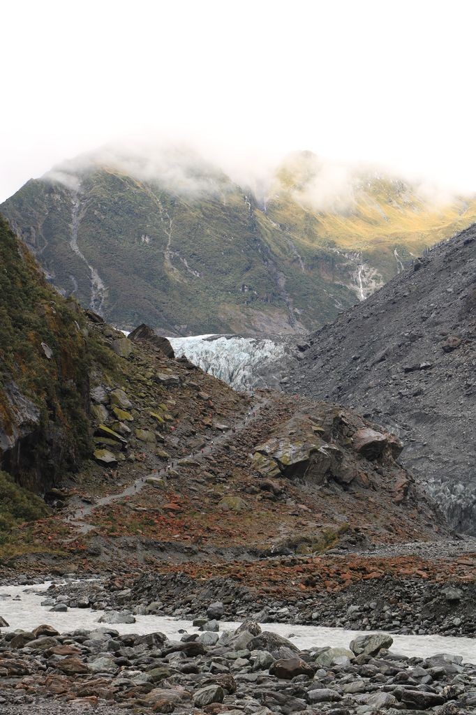 Fox Glacier au loin
