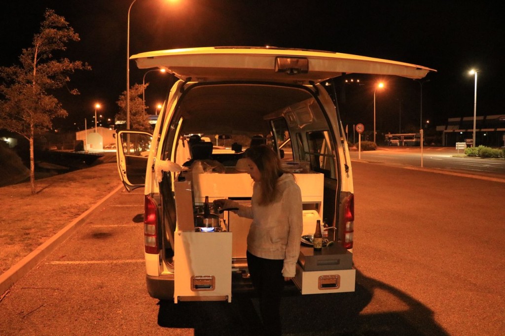 Soupe chinoise sur le parking !