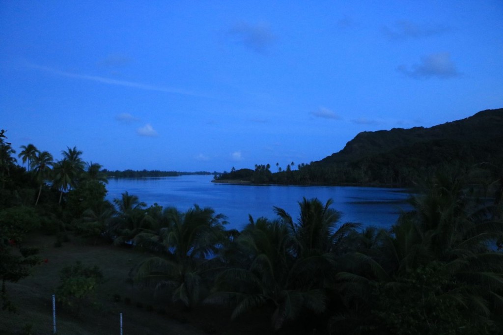 Vue du soir !