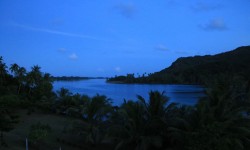 Vue du soir !