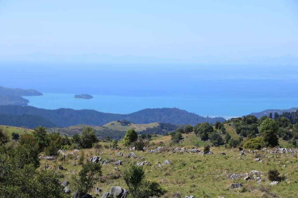 Vue sur Abel Tasman NP