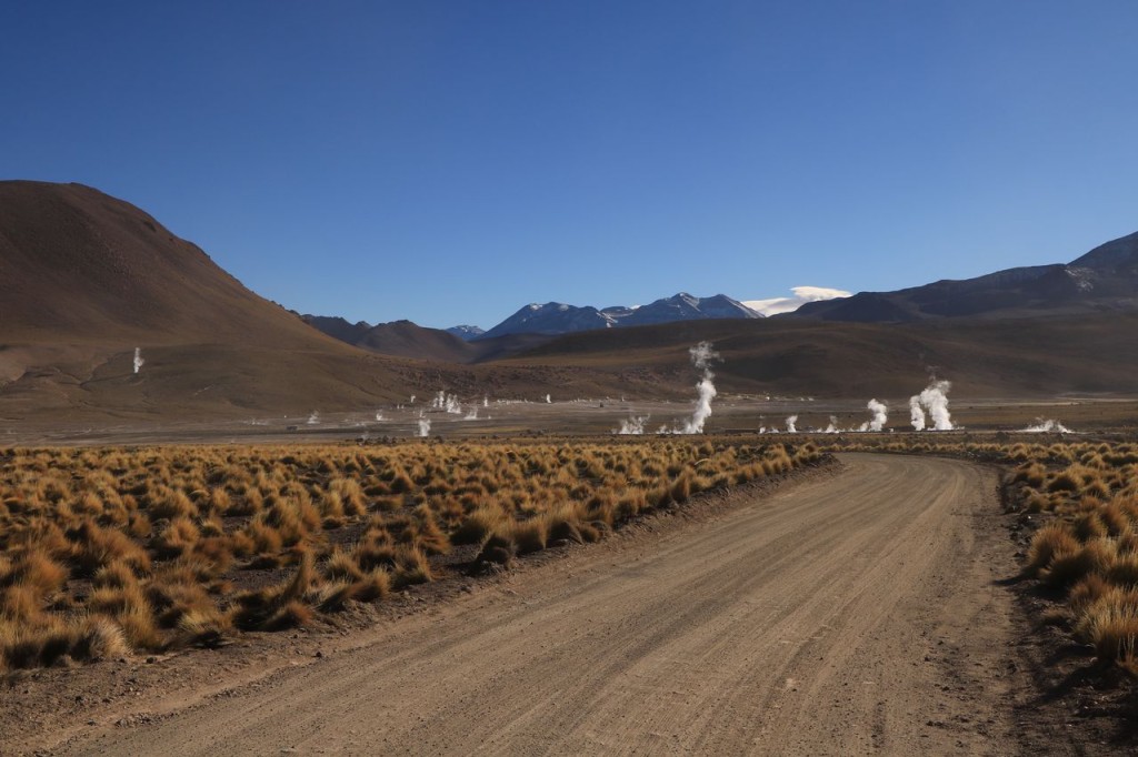 Un champ de geysers 