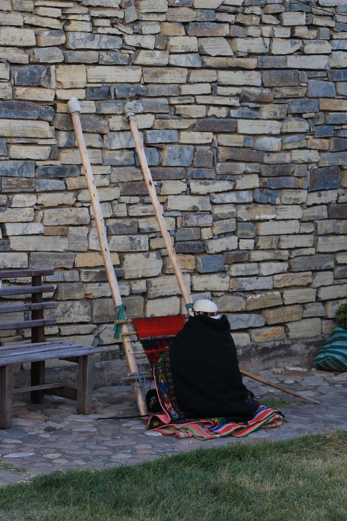 Tisseuse traditionnelle